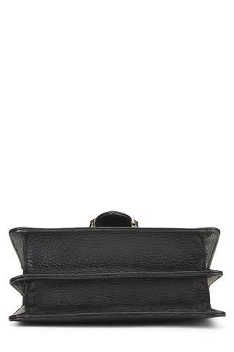 Gucci, Black Leather Interlocking Crossbody Small, Black
