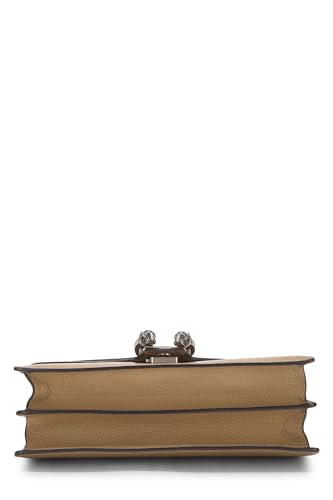 Gucci, Beige Leather Dionysus Shoulder Bag Small, Brown