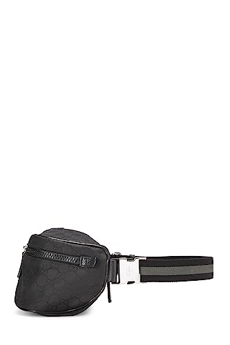 Gucci, Black Original GG Nylon Waist Pouch, Black