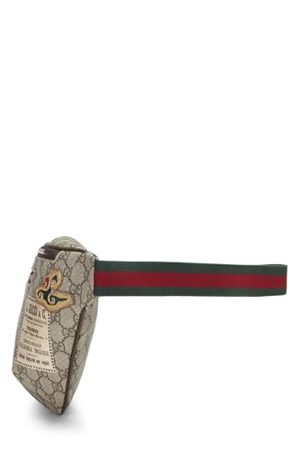 Gucci, Brown Original GG Supreme Canvas Courrier Waist Pouch, Brown