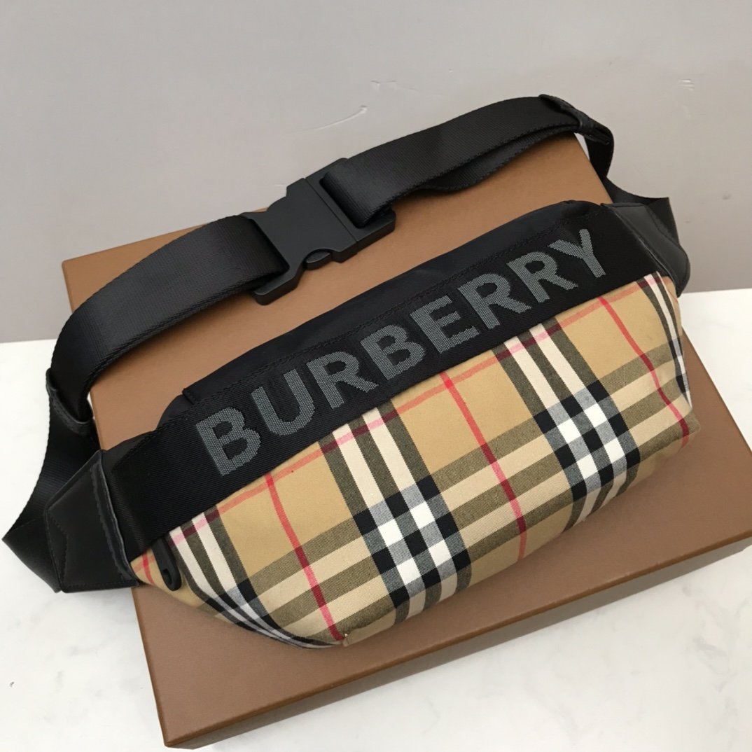 Top Quality  Check Nylon Sonny Bum Bag For Men, Bags 12.2in/31cm 80265571