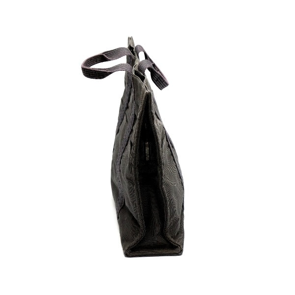 HERMES Tote Bag canvas gray MM Her Line unisex(Unisex)  d