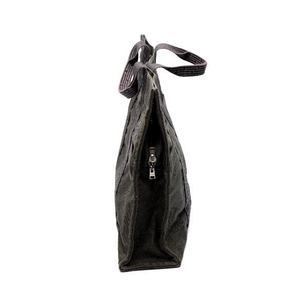 HERMES Tote Bag canvas gray MM Her Line unisex(Unisex)  d