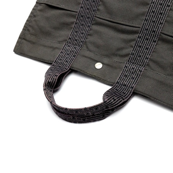 HERMES Tote Bag canvas gray MM Her Line unisex(Unisex)  d