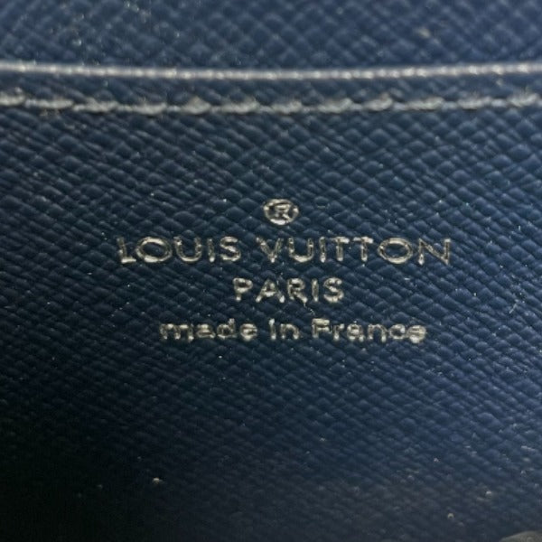 LOUIS VUITTON Coin case M60438 Epi Leather Navy blue Zip around purse Epi mens  d