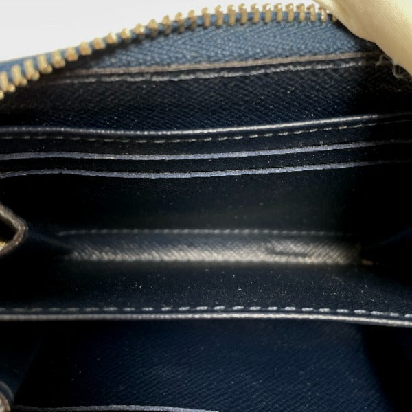 LOUIS VUITTON Coin case M60438 Epi Leather Navy blue Zip around purse Epi mens  d