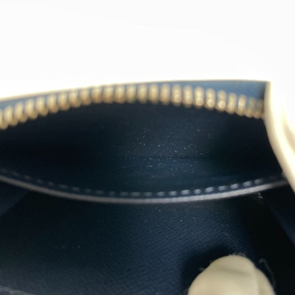 LOUIS VUITTON Coin case M60438 Epi Leather Navy blue Zip around purse Epi mens  d