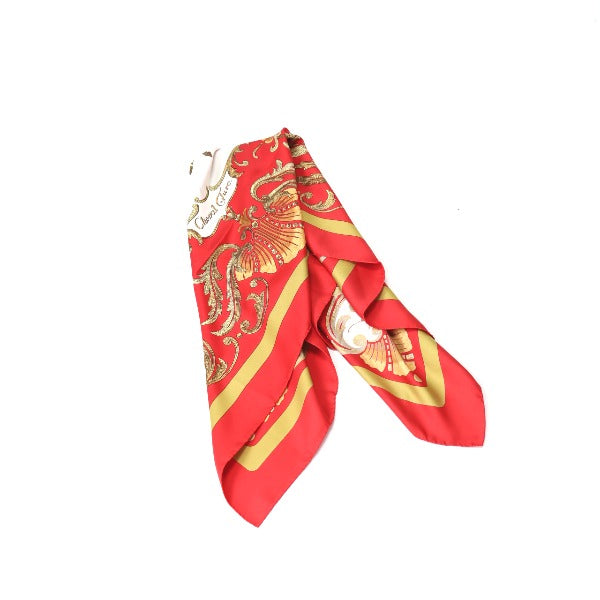 HERMES scarf silk yellow SPRINGS scarf Carre90 Women  d
