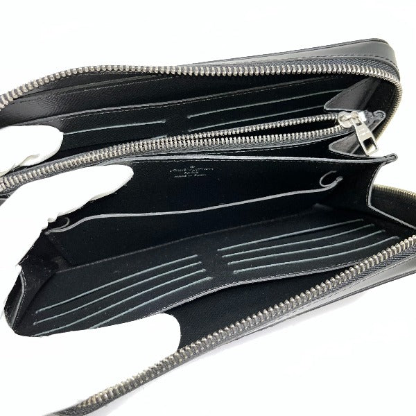 LOUIS VUITTON business bag N41503 Damier Grafitto Canvas Graphite Long Wallet Purse Damier Grafitte Zippy XL mens  d