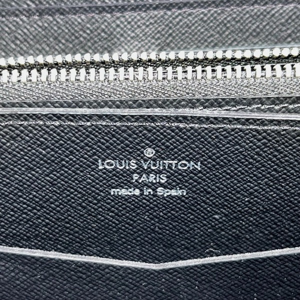 LOUIS VUITTON business bag N41503 Damier Grafitto Canvas Graphite Long Wallet Purse Damier Grafitte Zippy XL mens  d