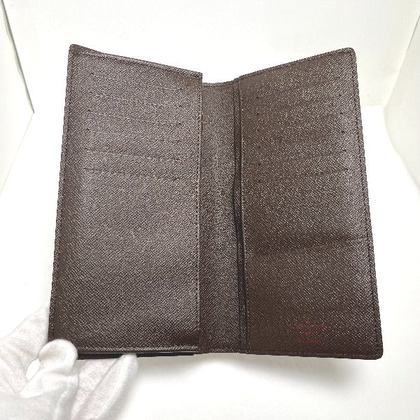 LOUIS VUITTON Bifold Wallet N60017 Damier canvas Brown Wallet with card pocket Damier Portefeuille Blaza mens(Unisex)  d