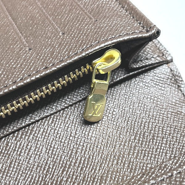 LOUIS VUITTON Bifold Wallet N60017 Damier canvas Brown Wallet with card pocket Damier Portefeuille Blaza mens(Unisex)  d