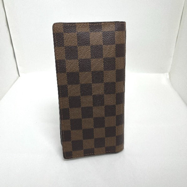 LOUIS VUITTON Bifold Wallet N60017 Damier canvas Brown Wallet with card pocket Damier Portefeuille Blaza mens(Unisex)  d