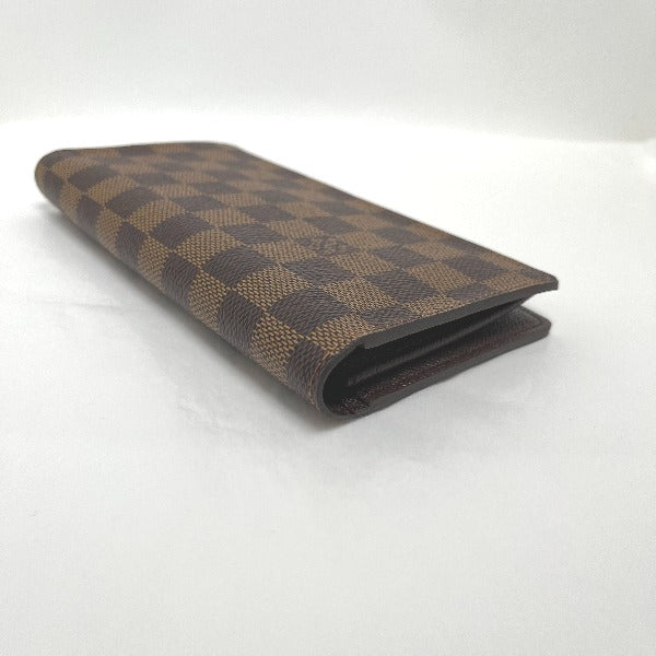 LOUIS VUITTON Bifold Wallet N60017 Damier canvas Brown Wallet with card pocket Damier Portefeuille Blaza mens(Unisex)  d