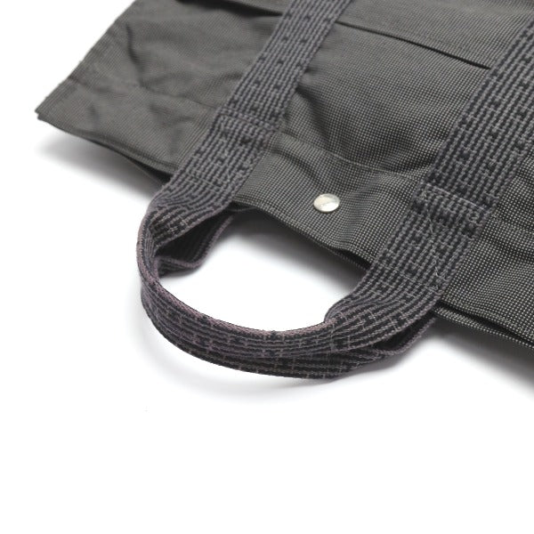 HERMES Tote Bag canvas gray MM Her Line unisex(Unisex)  d
