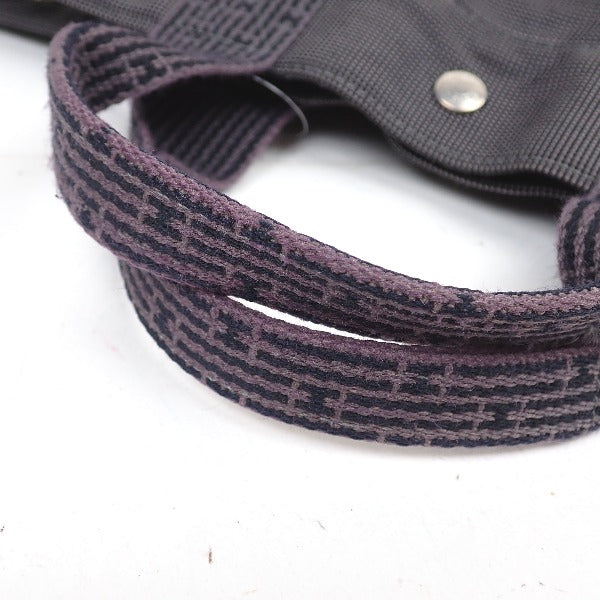 HERMES Tote Bag canvas gray MM Her Line unisex(Unisex)  d