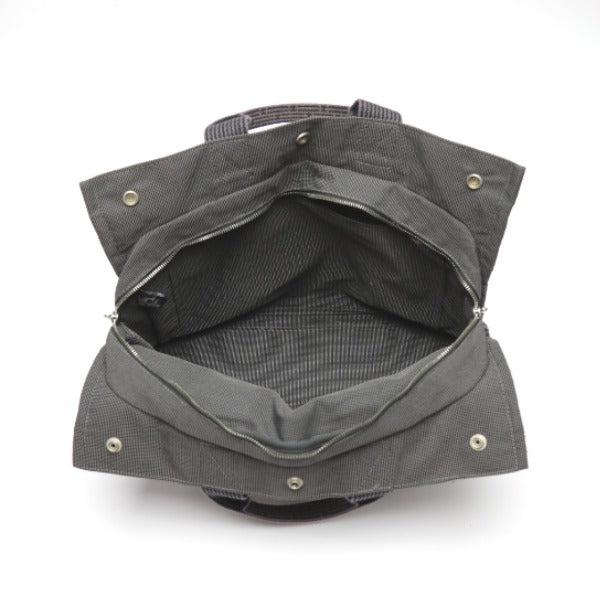HERMES Tote Bag canvas gray MM Her Line unisex(Unisex)  d