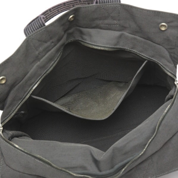 HERMES Tote Bag canvas gray MM Her Line unisex(Unisex)  d