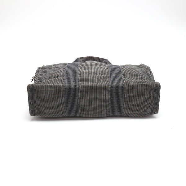 HERMES Tote Bag canvas gray MM Her Line unisex(Unisex)  d