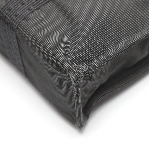 HERMES Tote Bag canvas gray MM Her Line unisex(Unisex)  d