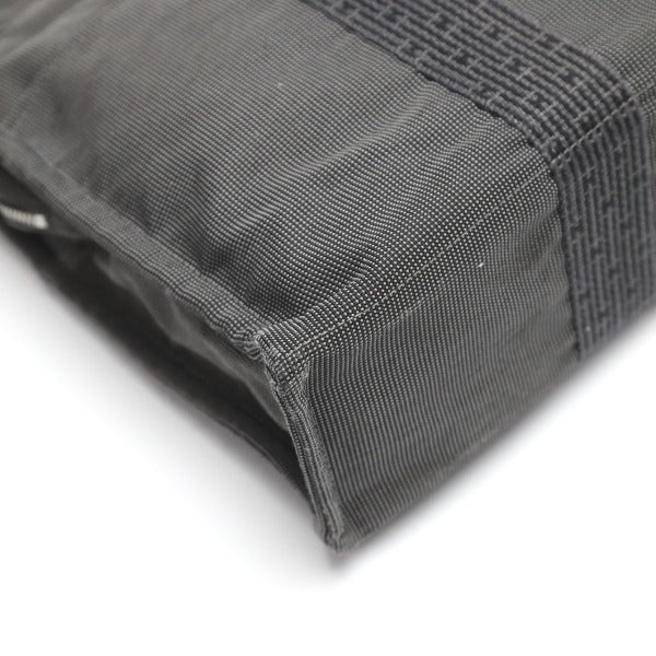 HERMES Tote Bag canvas gray MM Her Line unisex(Unisex)  d