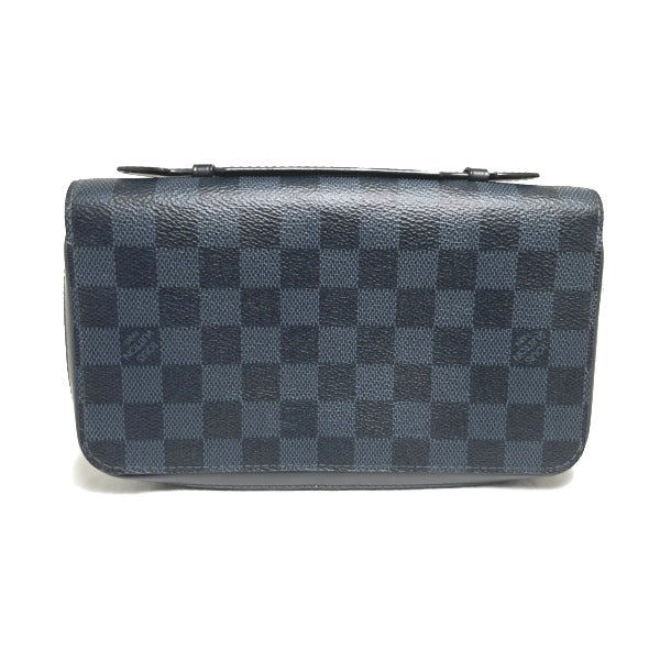 LOUIS VUITTON business bag N41590 Damier canvas cobalt Wallet Damier Cobalt Zippy XL mens  d