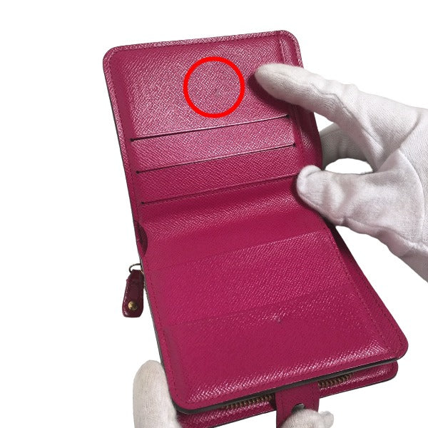 LOUIS VUITTON Bifold Wallet M95188 Monogram Perfo Fuchsia Zip Around Monogram Perfo Two fold wallet Women  d