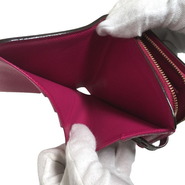 LOUIS VUITTON Bifold Wallet M95188 Monogram Perfo Fuchsia Zip Around Monogram Perfo Two fold wallet Women  d