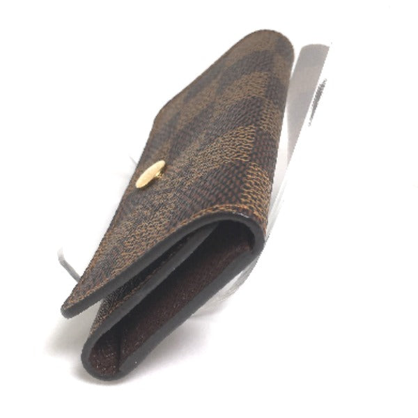 LOUIS VUITTON Key case Key holder  N62631 Damier canvas Brown Key case for 4 Key holder Damier Multicles4 unisex(Unisex)