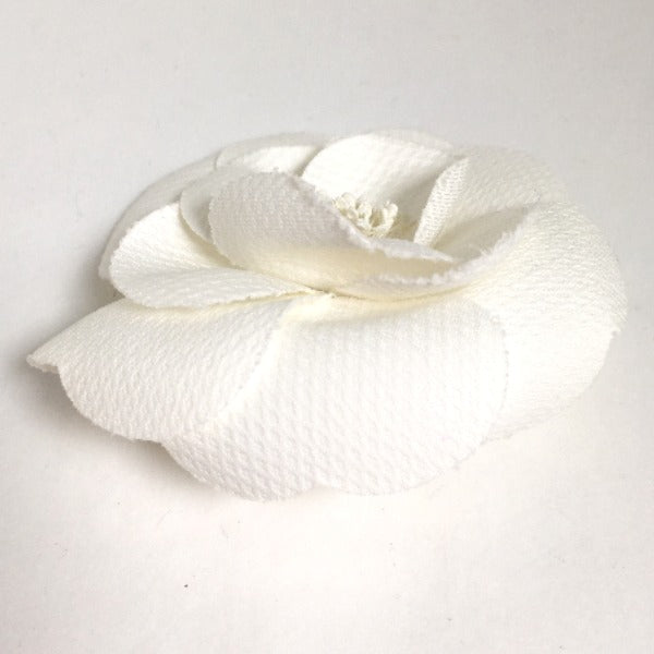 CHANEL Brooch Other white corsage Camelia flour Women  d