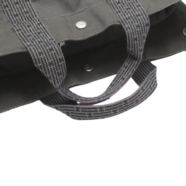 HERMES Tote Bag canvas gray Tote Bag Business bag Her LineTote MM unisex(Unisex)  d