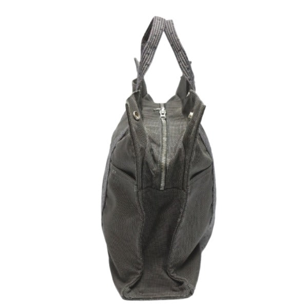 HERMES Tote Bag canvas gray Tote Bag Business bag Her LineTote MM unisex(Unisex)  d