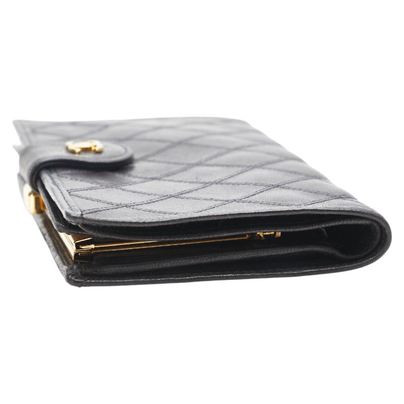 Chanel Bicolore Coco Mark Lambskin Long Wallet