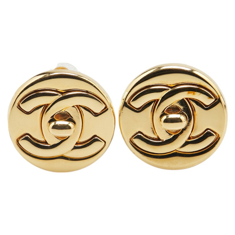 Chanel Turnlock Coco Mark Earrings