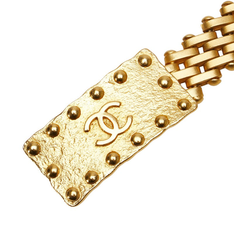 Chanel Gold-Plated Coco Mark Belt 97A