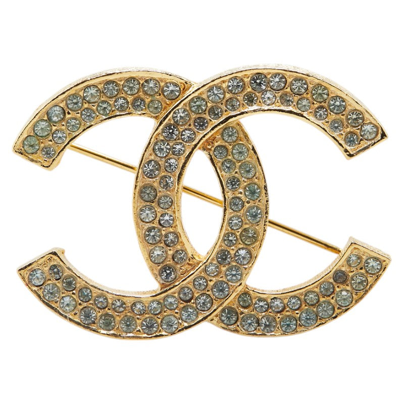 Chanel Coco Mark Rhinestone Brooch