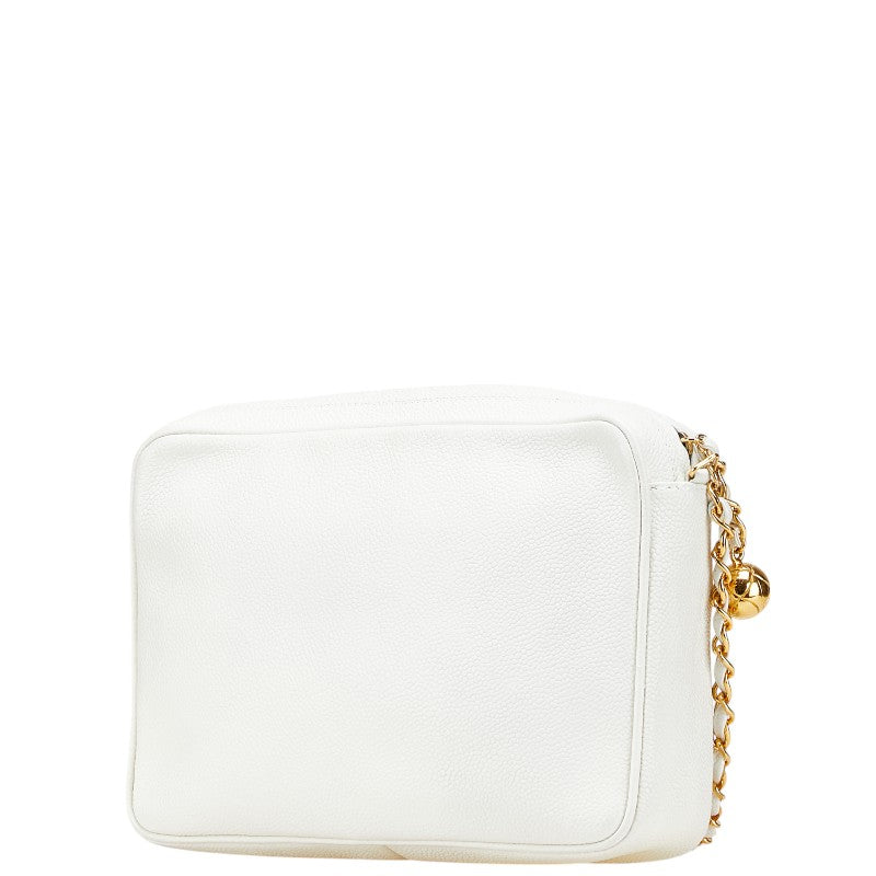 Chanel Triple Coco Mark Caviar Skin Shoulder Bag