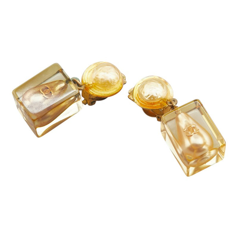 Chanel Coco Mark Teardrop Earrings