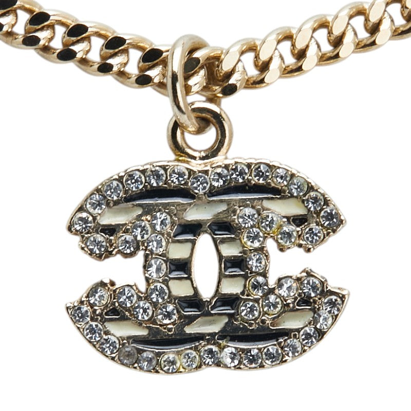 Chanel Coco Mark Rhinestone Necklace