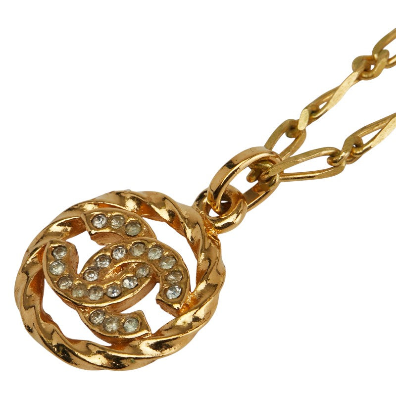 Chanel Coco Mark Round Necklace