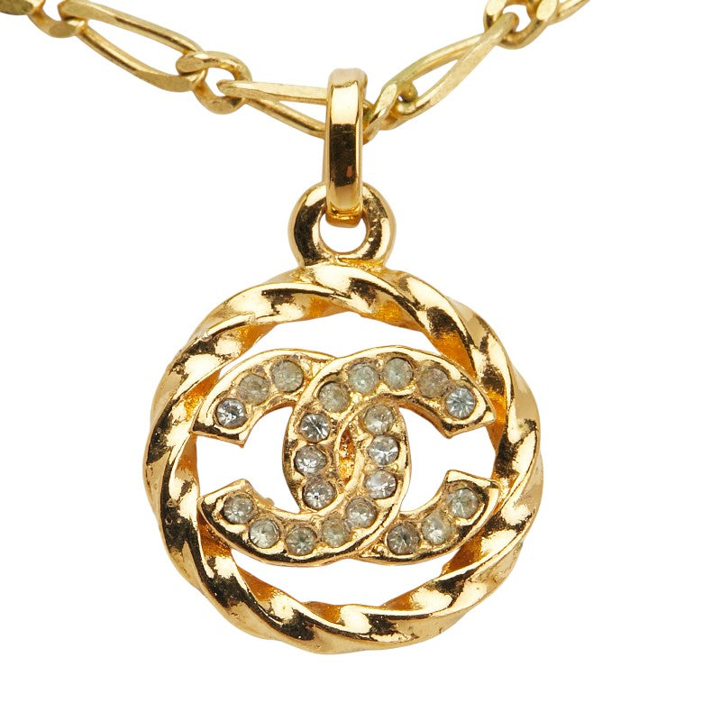 Chanel Coco Mark Round Necklace