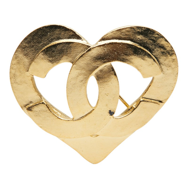Chanel Coco Mark Heart Brooch