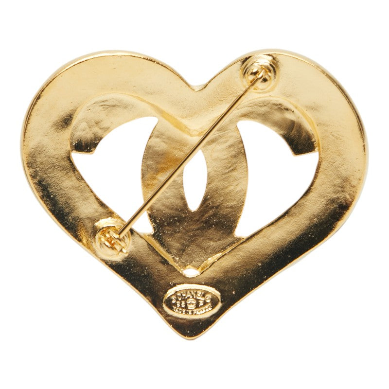 Chanel Coco Mark Heart Brooch