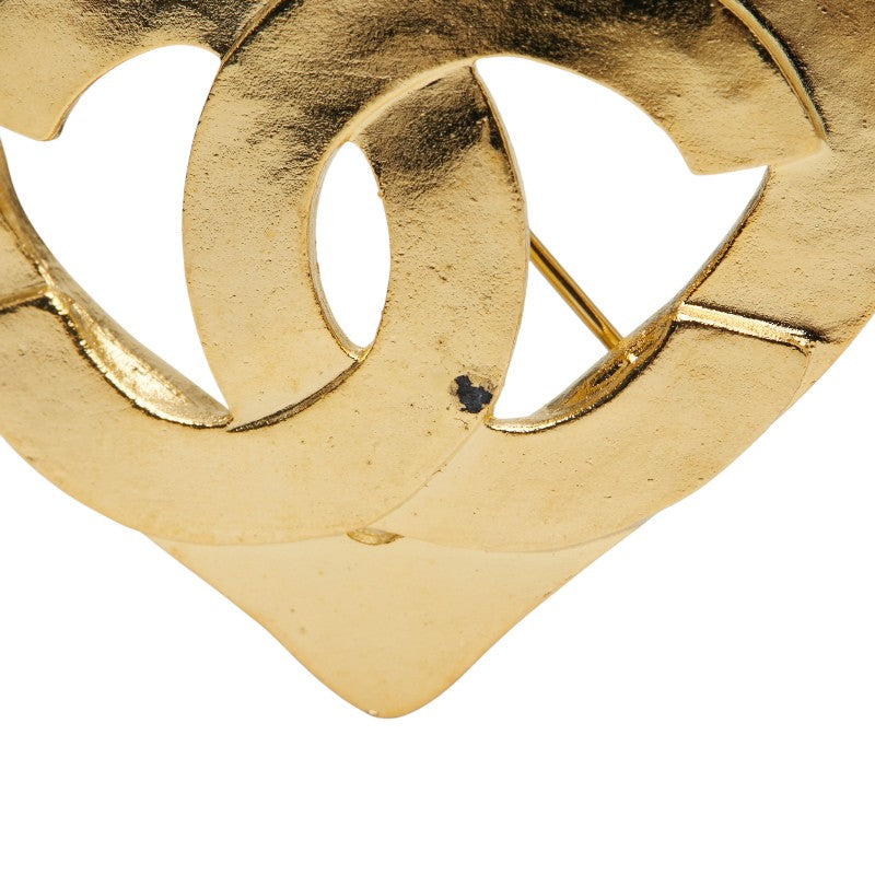 Chanel Coco Mark Heart Brooch