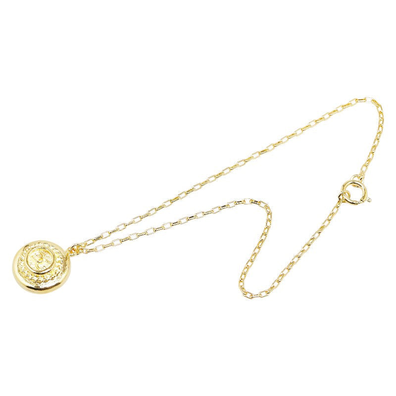 Chanel Coco Mark Gold Necklace