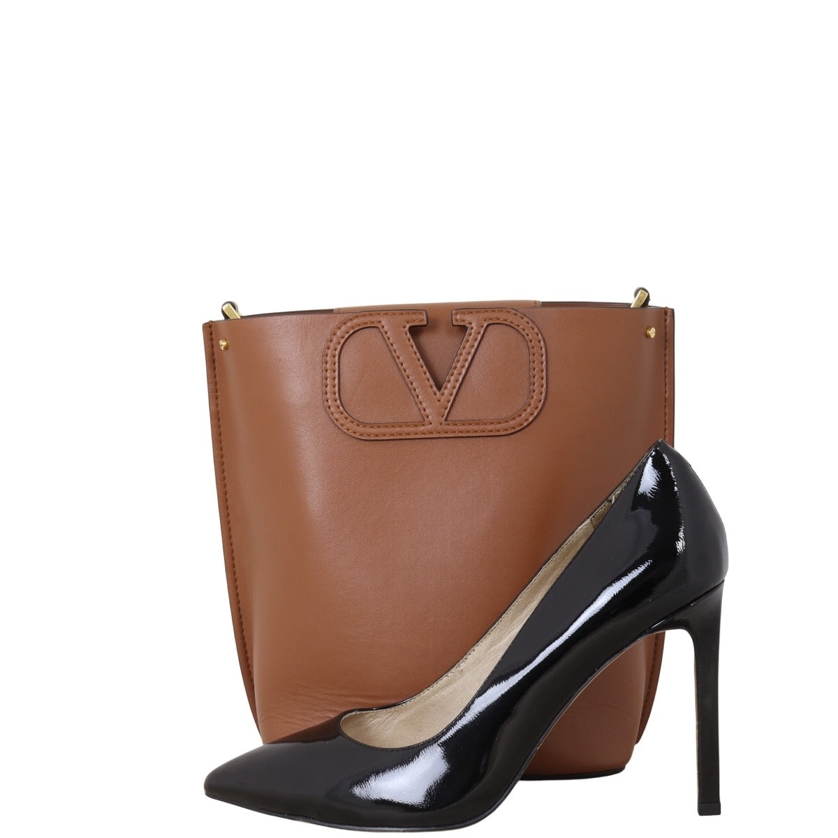Valentino Vlogo Bucket Bag