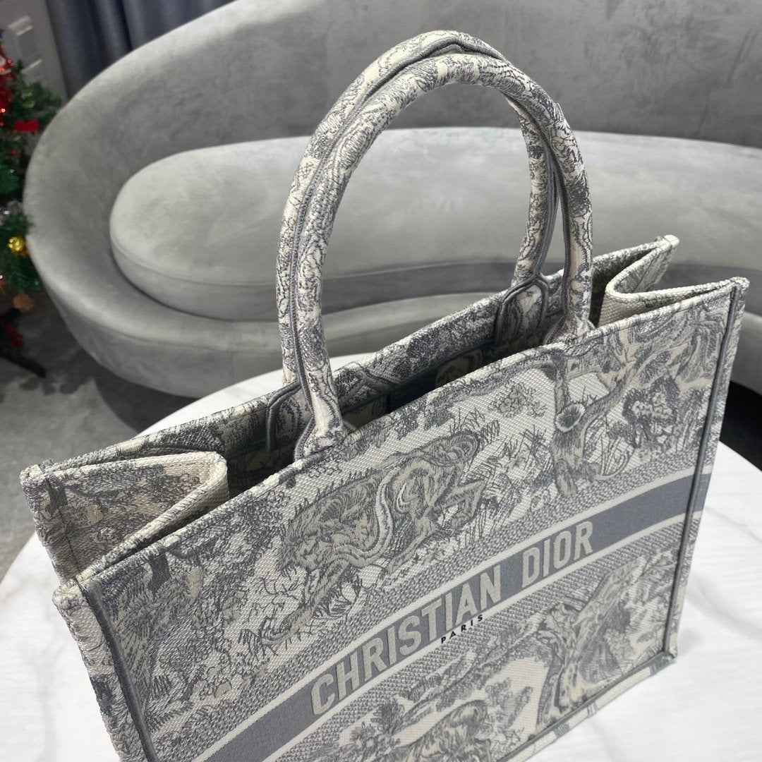 Top Quality Large Book Tote Gray Multicolor, For Women, Womens Handbags 16.5in/42cm CD