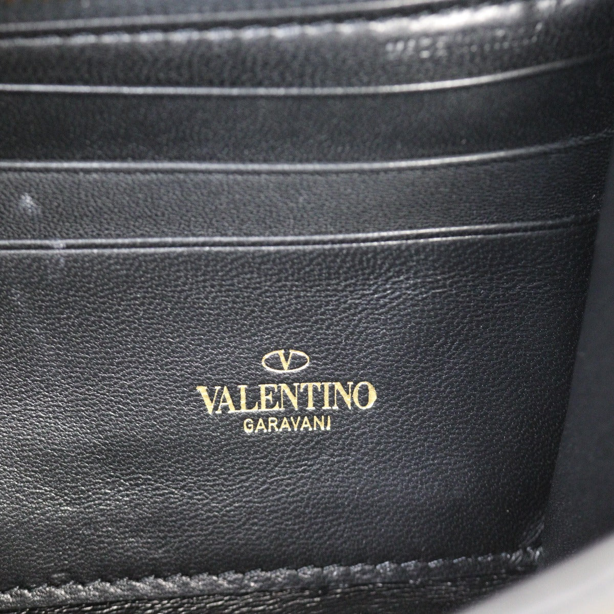 Valentino Roman Stud Wallet on Chain
