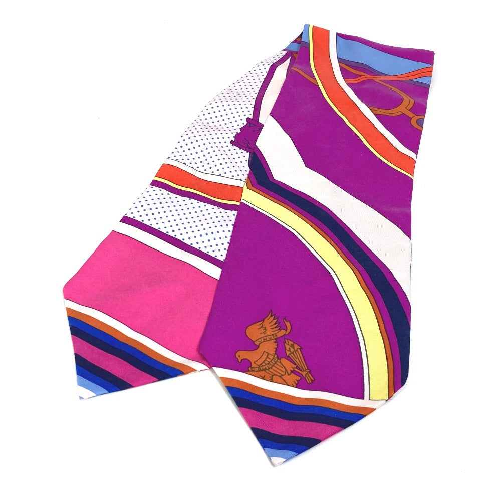 HERMES scarf silk pink Twill up Women  d