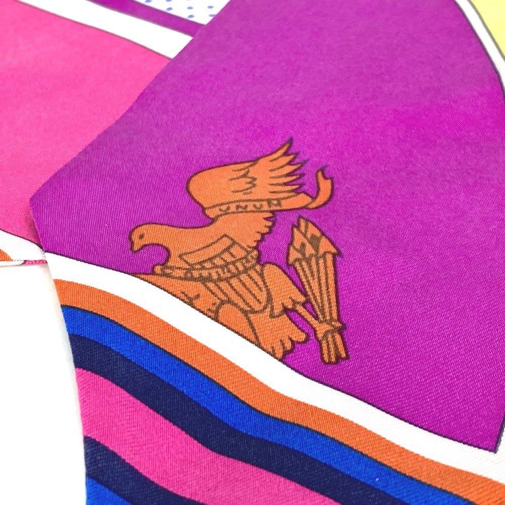 HERMES scarf silk pink Twill up Women  d